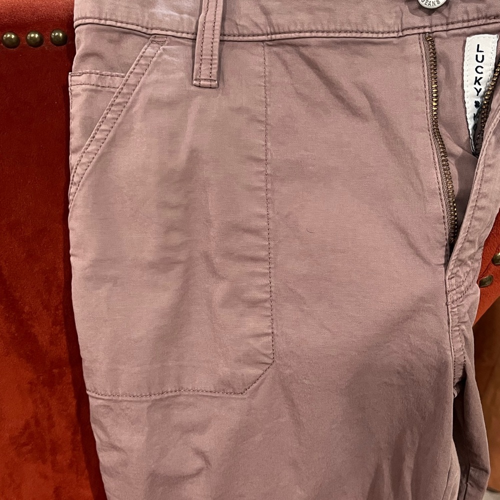 Lucky Brand Cargo Pants in Dusty Rose - Picture 2 of 8